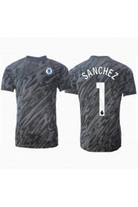 Chelsea Robert Sanchez #1 Keeper Fotballdrakt Borte Klær 2024-25 Korte ermer